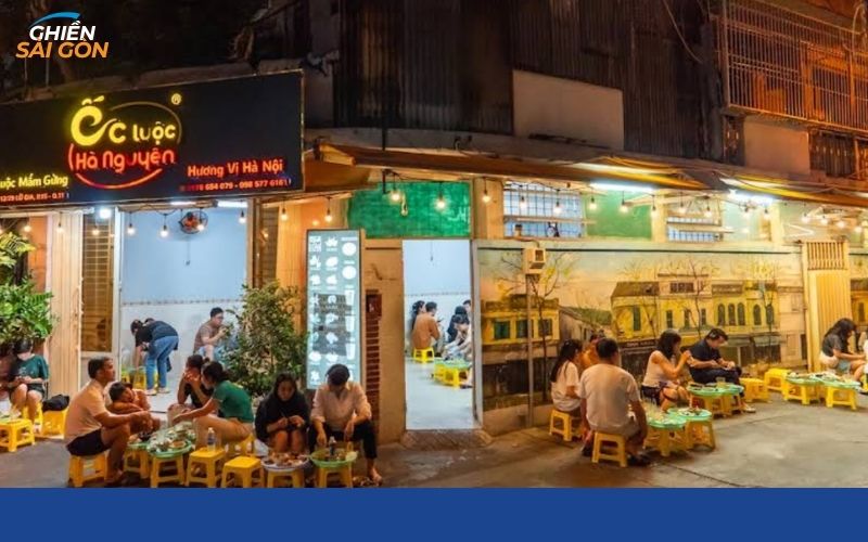 Ốc Luộc Hà Nguyên với không gian thoải mái, menu hấp dẫn 8 ốc luộc hà nguyên