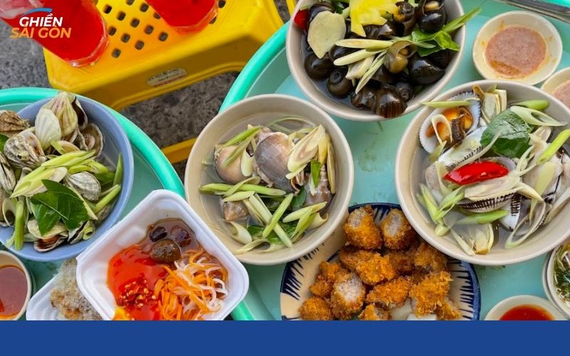 Ốc Luộc Hà Nguyên với không gian thoải mái, menu hấp dẫn 12 ốc luộc hà nguyên