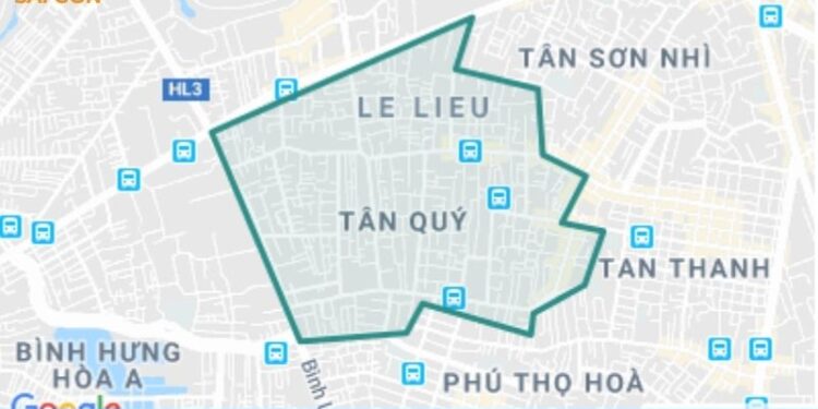 Phường Tân Quý quận Tân Phú sau sáp nhập thành phường gì? 5 phường tân quý quận tân phú sau sáp nhập