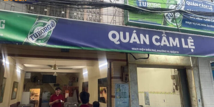 Quán Cẩm Lệ Quận 10 - Địa điểm nhậu bình dân cực đông khách 6 quán cẩm lệ quận 10