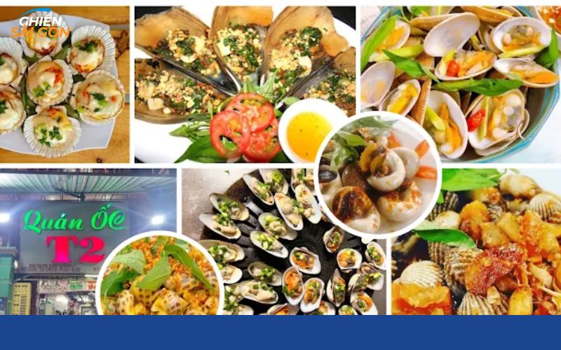 Quán nhậu Quán ốc T2: Hải sản tươi ngon, giá rẻ cho dân nhậu 11 quán ốc t2