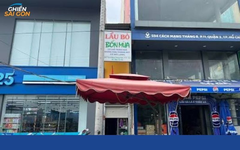 lẩu bò bốn mùa