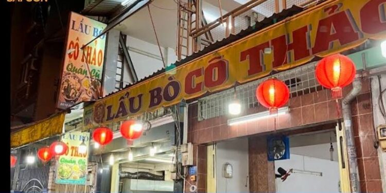 lẩu bò cô thảo hồ thị kỷ