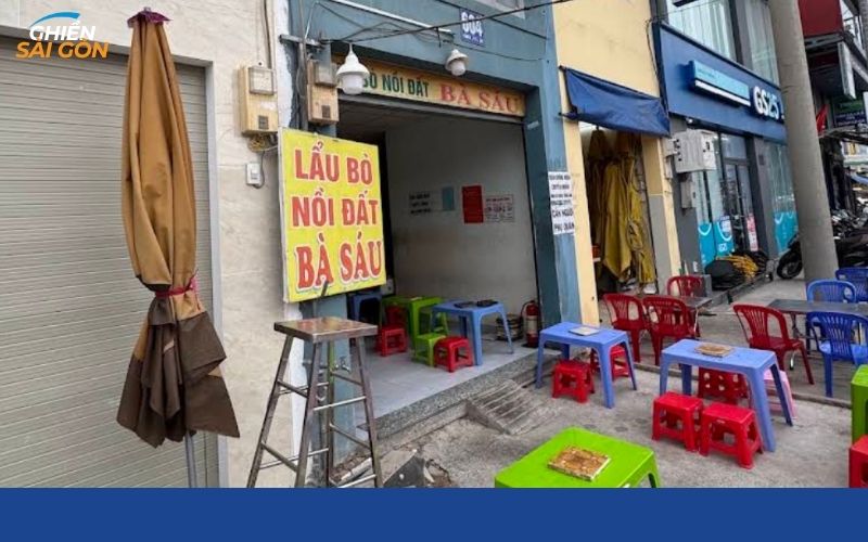 lẩu bò nồi đất bà sáu