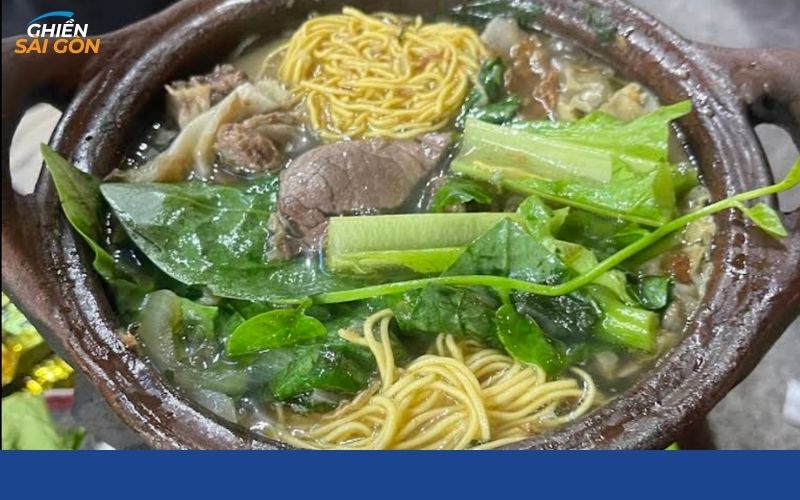 lẩu bò nồi đất bà sáu