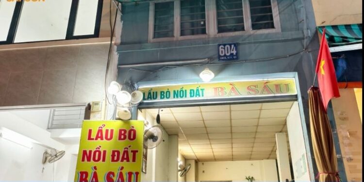 lẩu bò nồi đất bà sáu