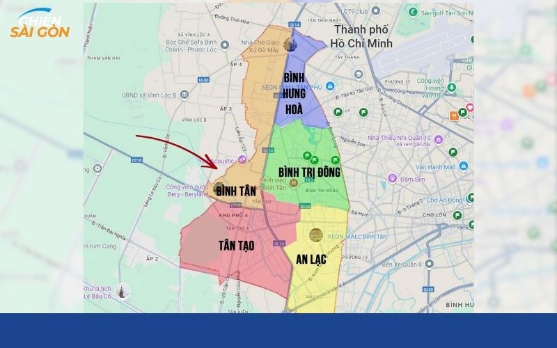 phường bình hưng hòa b quận bình tân sau sáp nhập