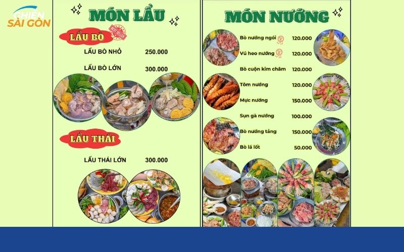 quán bò nướng ngói và lẩu bò cô tư