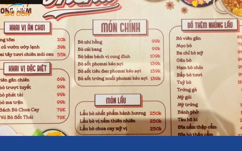 Tiệm lẩu bò trong hẻm ngon chuẩn vị làm xiêu lòng mọi thực khách 8 tiệm lẩu bò trong hẻm
