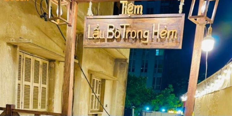 Tiệm lẩu bò trong hẻm ngon chuẩn vị làm xiêu lòng mọi thực khách 6 tiệm lẩu bò trong hẻm